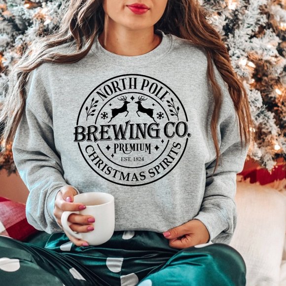 Gildan Sweaters - North Pole sweatshirt (gray)